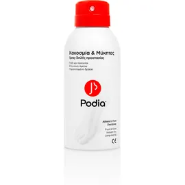 Podia Athete's Foot Αποσμητικό σε Spray για Μύκητες Ποδιών Χωρίς Αλουμίνιο 150ml