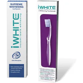 iWhite Πακέτο Προσφοράς με instant teeth Whitening Οδοντόκρεμα, 75ml & Instant Whitening Οδοντόβουρτσα, 1σετ