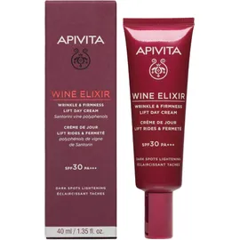 Apivita PROMO Wine Elixir Wrinkle Firmness Lift Day Cream SPF30 Κρέμα Ημέρας για Αποχρωματισμό των Πανάδων 2x40ml