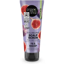 Natura Siberica Organic Shop Volumizing Scalp Scrub for Oily Hair Fig and Rosehip Απολεπιστικό Τριχωτού για Όγκο για Λιπαρά Μαλλιά με Σύκο & Τριαντάφυλλο 75ml