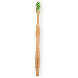 Ola Bamboo Adult Toothbrush Soft Οδοντόβουρτσα Από Μπαμπού Πράσινη 1 τεμάχιο