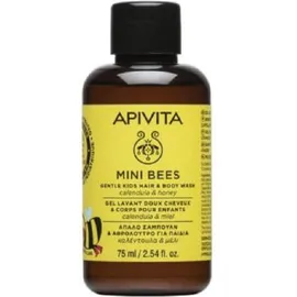 Apivita Mini Bees Απαλό Σαμπουάν & Αφρόλουτρο Για Παιδιά Με Καλέντουλα & Μέλι 75ml