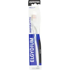 Elgydium Inspiration Medium Οδοντόβουρτσα Λευκό Μέτρια 1 Τεμάχιο