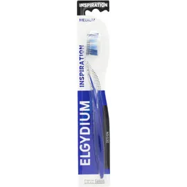 Elgydium Inspiration Medium Οδοντόβουρτσα Μπλε Μέτρια 1 Τεμάχιο