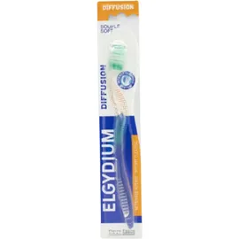Elgydium Diffusion Souple Soft Οδοντόβουρτσα Μαλακή Πράσινο 1 Τεμάχιο