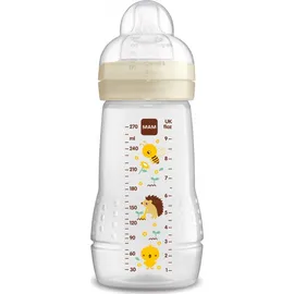 Mam Easy Active Baby Bottle Πλαστικό Μπιμπερό για 2m+ Λευκό με Θηλή Σιλικόνης 270ml [360S]