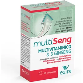 Multiseng Multivitamin & 3 Ginseng 30 Caps