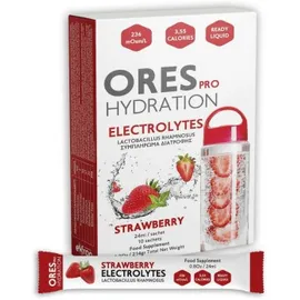 Eifron Electrolytes Ores Pro Hydration Ηλεκτρολύτες με γεύση Φράουλα 10 φακελίσκοι