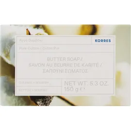 KORRES Pure Cotton Butter Soap Σαπούνι Σώματος Αγνό Βαμβάκι 150gr