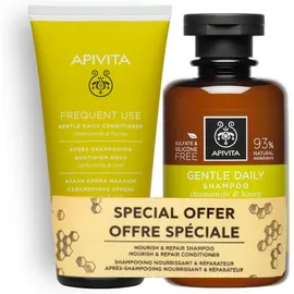 Apivita Promo Frequent Use Daily Shampoo 250ml & Conditioner 150ml