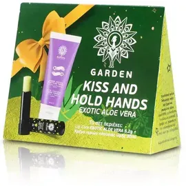 GARDEN Kiss & Hold Hands Πακέτο Lip Care Aloe Vera, 5.2g & Κρέμα Χεριών Πλούσιας Υφής, 30ml