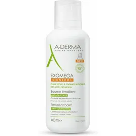 A-DERMA Exomega Control Baume Μαλακτικό Βάλσαμο Κατά Του Κνησμού Για Την Ατοπική Επιδερμίδα Για Πρόσωπο & Σώμα, 400ml