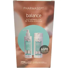 Pharmasept PROMO Balance Body Cream Ενυδατική Κρέμα Προσώπου - Σώματος για Ξηρές / Ευαίσθητες Επιδερμίδες 250ml - ΔΩΡΟ Shower Gel Αφρόλουτρο Προσώπου - Σώματος 250ml