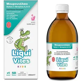 Vican Liqui Vites Kids Μουρουνέλαιο με Βιταμίνες A D E για Παιδιά 250ml