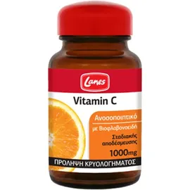 LANES Vitamin C 1000mg Τόνωση Ανοσοποιητικού 30 ταμπλέτες