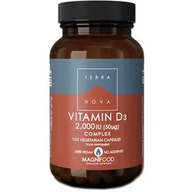 TERRANOVA Vitamin D3 Complex 2000iu (50ug) - 100caps