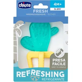 CHICCO Fresh Teether, Δροσιστικός Κρίκος Οδοντοφυίας 4Μ+, Cactus - 1τεμ