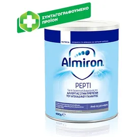 ALMIRON Pepti, Γάλα με Υποαλλεργική Σύνθεση για Βρέφη με Αλλεργία στην Πρωτεΐνη του Αγελαδινού Γάλακτος - 400gr