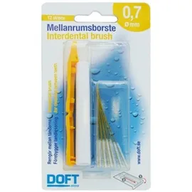 DOFT Interdental brush Μεσοδόντια Βουρτσάκια 0.7mm 12 τμχ.