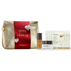 AHAVA Σετ Celebrate Life, Extremely You, Extreme Night Treatment Serum - 30ml & Extreme Day Cream - 50ml & Dead Sea Osmoter Eye Mask - 6x4gr