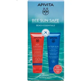 APIVITA Σετ Bee Sun Safe Beach Essentials, Hydra Fresh Face & Body Milk SPF50 - 100ml & After Sun - 100ml