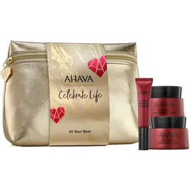 AHAVA Σετ Celebrate Life, At Your Best, Advanced Deep Wrinkle Cream - 50ml, Overnight Deep Wrinkle Mask - 50ml & Lip Line Wrinkle Treatment - 15ml