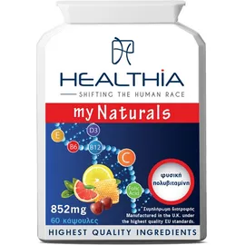 HEALTHIA My Naturals 852mg, Φόρμουλα με 23 Δραστικά Συστατικά - 60caps