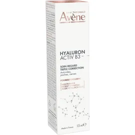 AVENE Hyaluron Activ B3 Eye Cream, Κρέμα Φροντίδας Ματιών Τριπλής Διόρθωσης - 15ml