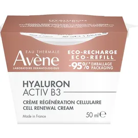 AVENE Hyaluron Activ B3 Cell Renewall Cream Refill, Κρέμα Κυτταρικής Ανανέωσης, Ανταλλακτική Συσκευασία - 50ml