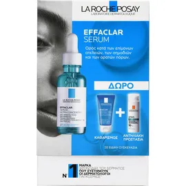LA ROCHE POSAY Σετ Effaclar Ultra Concentrated Serum - 30ml & ΔΩΡΟ Effaclar Gel - 50ml  & Αnthelios Oil Correct spf50+ - 3ml