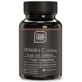 Pharmalead Vitamin C Plus D3 2000iu 1000mg 120 vegan tablets