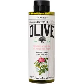 Korres Pure Greek Olive Oil Αφρόλουτρο τριαντάφυλλο 400ml