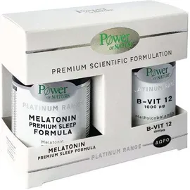 Power Of Nature Promo Platinum Range Melatonin Sleep Formula 30 caps & B-Vit 12 1000mg 20 Tabs
