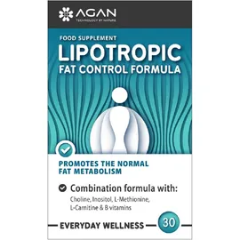 Agan LIPOTROPIC Fat Control Formula 30 caps