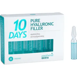 Panthenol Extra 10 Days Pure Hyaluronic Filler Αμπούλες Αντιγήρανσης 10x2ml
