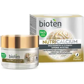 Bioten Nutricalcium Κρέμα Nύχτας Ενδυνάμωσης & Αναπλήρωσης Ελαστικότητας 50ml