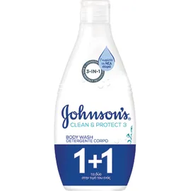 Johnson’s Clean & Protect 3 Sea Salt Αφρόλουτρο 750ml 1+1 Δώρο