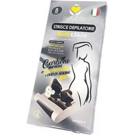 Setablu Ταινίες Αποτρίχωσης Άνθρακα για Σωμα-Μπικίνι 8τμχ