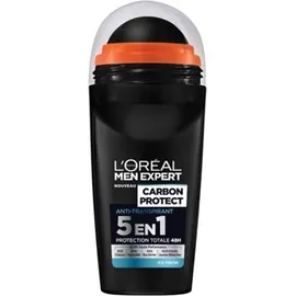 L`Oreal Paris Men Expert Carbon Protect 5-in-1 Αποσμητικό Roll-on 50ml