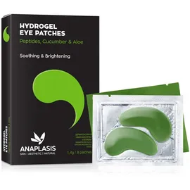 ANAPLASIS Cucumber &amp; Aloe Eye Patches Μάσκα Ματιών για Ενυδάτωση και Φωτεινότητα 8 τμχ