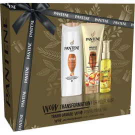 PANTENE X-MAS Gift Pack με Σαμπουάν για Αναδόμηση & Προστασία, Conditioner Μαλλιών & Λάδι Προστασίας Κερατίνης 3Τμχ