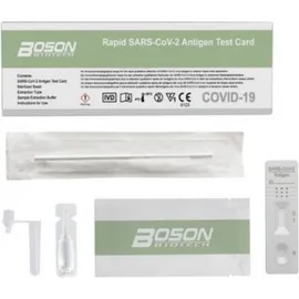 BIOTECH Boson Rapid SARS-CoV-2 Antigen Test Αυτοδιαγνωστικό Τεστ Ταχείας Ανίχνευσης Αντιγόνων με Ρινικό Δείγμα 1τμχ