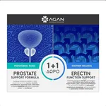 AGAN Σετ Prostate Support Formula - 30caps & Δώρο Erectin Function Support - 6tabs