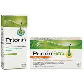 Priorin Promo 60 κάψουλες & Σαμπουάν για Κανοννικά/Ξηρά Μαλλιά 200ml
