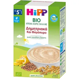 HIPP Κρέμα Χωρίς Γάλα με Δημητριακά & Φαγόπυρο - 200gr