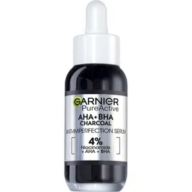 Garnier PureActive AHA+BHA Charcoal Anti-Imperfection Serum 30ml