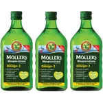 Moller`s 3 (Τρία) Μουρουνέλαιο (Cod Liver Oil) Lemon Flavour 250ml