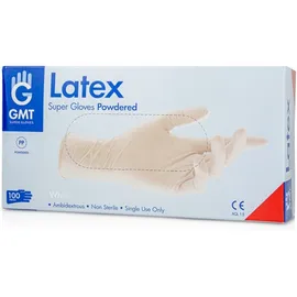 GMT Super Gloves Γάντια Latex Medium 100τμχ