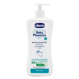 CHICCO Baby Moments No Tears Bath Shampoo, Αφρόλουτρο Σαμπουάν - 750ml