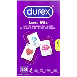 DUREX Love Mix Collection, Διάφορα Προφυλακτικά - 18τεμ